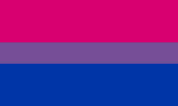 Bisexual, meaning being attracted to two or more genders.