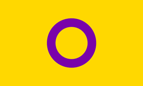 Intersex, someone born with physical sex characteristics that cannot be traditionally classified as male or female.
